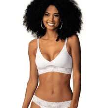 Charybdis Demillus Bra - 061332 Double Cups With Internal Opening That Allows The Insertion Of Removable Foam. - White - View 1