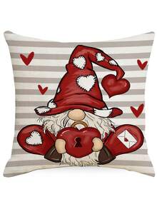 4 Piezas Juego De Funda De Almohada Con Diseño De Abuelito Conmovedor, Rojo - Multicolor - Ver 5