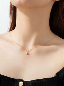 1入流行的925純銀愛心吊墜項鍊,配有紫色形狀寶石,適合2024年春季派對生日的高端珠寶 - 銀色 - 查看 3