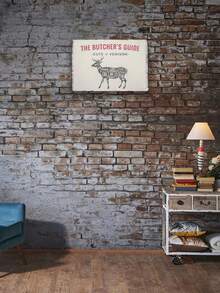 1pc Hunting Cabin Decor - Cuts Of Venison Butcher's Guide Metal Sign - Restaurant Man Cave Bar Pub Wall Art - Multicolor - View 5