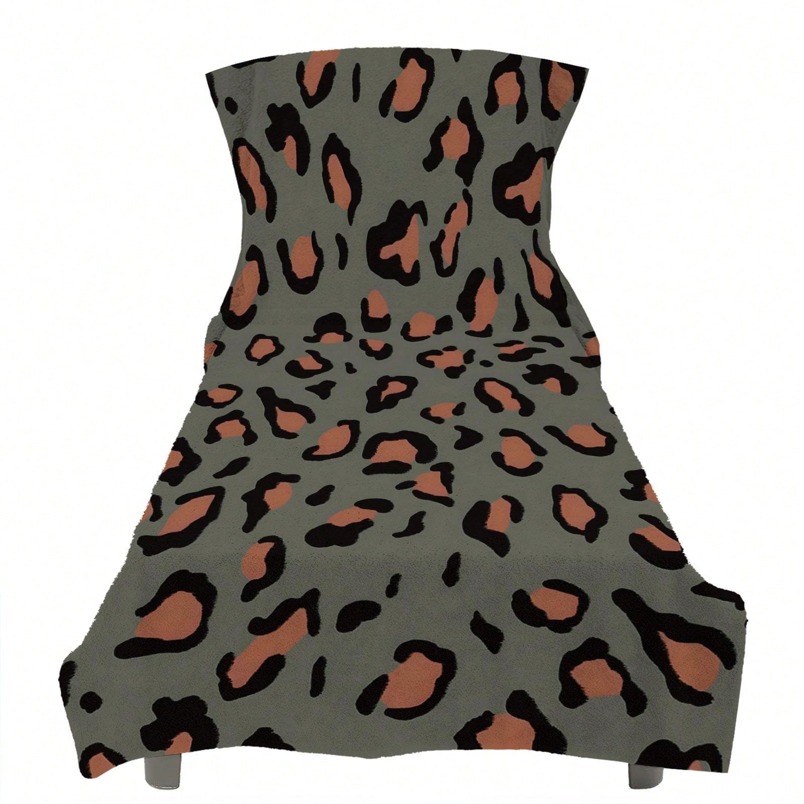 Housse Serviette Chaise Longue Plage Flamant 75x210cm - Poches & Anti-Glisse Pour Piscine Hôtel