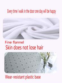 1pc Romantic Beach Themed Heart Pattern Decorative Rug, Modern Light Luxury Style For Living Room, Bedroom, Study Room - Multicolor - View 5