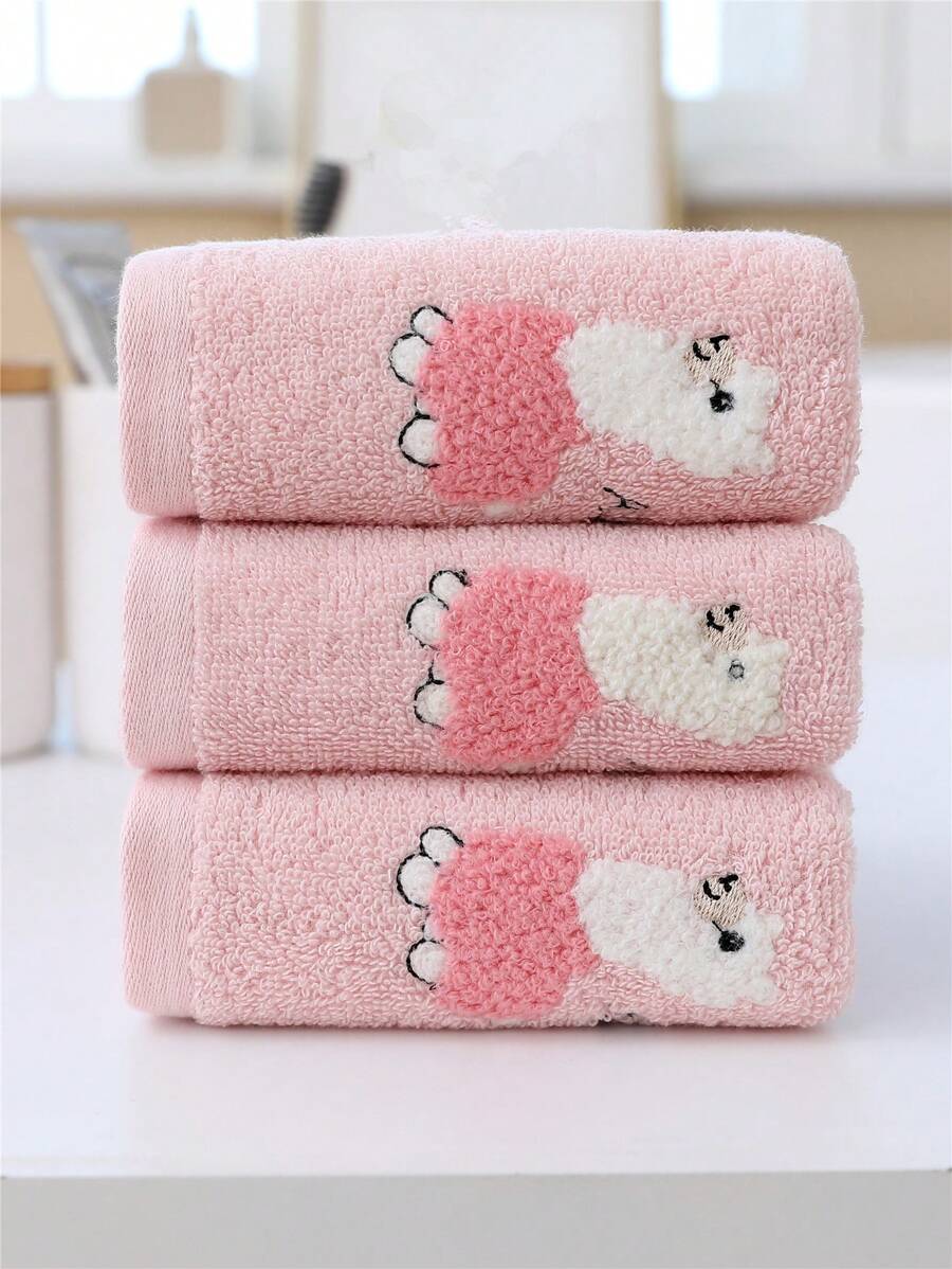 NyxSeat 1 serviette de toilette mignonne pour la salle de bain - Serviette absorbante avec motif de chaton - Serviette de cuisine à suspendre - Cadeau pour les filles et les amoureux
