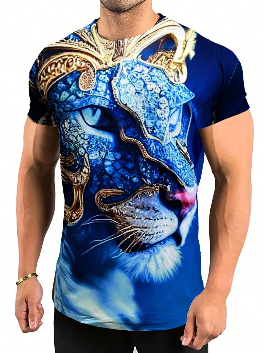 Shendy Vendy Sublimated Men's King B Premium Short Sleeve T-Shirt - Màu xanh lam - Xem 1
