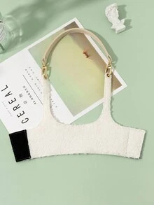 毛绒杯套白色饮料手提包奶茶咖啡杯旅行收纳袋小行李箱配件家居邮轮必需品旅行包迷你便携式旅行收纳袋便携式假日收纳袋 - 白色 - 查看 4