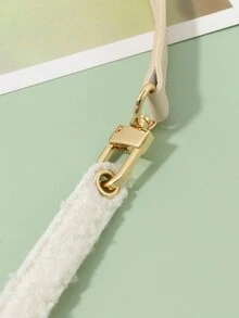 毛绒杯套白色饮料手提包奶茶咖啡杯旅行收纳袋小行李箱配件家居邮轮必需品旅行包迷你便携式旅行收纳袋便携式假日收纳袋 - 白色 - 查看 7