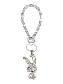 1PC Rhinestone Keychain Heavy Industry All Rhinestone Creative Keychain Eagle Rabbit Cross With A Variety Of Colors For You To Choose From. A Sparkling And Personalized Keychain Is Great For Sending Friends And Family - Color - View 20