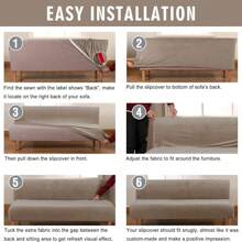 Sofa Covers - Grey-brown - View 5