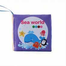 Early Education Development: Soft Baby Cloth Book - Perfect For Baby Shower & Birthday Gifts! - Purple - View 1