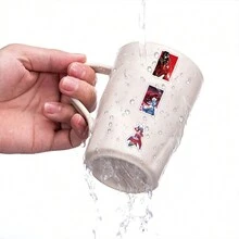 50pcs Cartoon Anime Rwby Four Colors War Stickers, Ins Style Material, Glass Cup, Notebook, Phone Case, Luggage, Refrigerator, Computer, Hand Account, Desktop Decoration, Handmade Diy Sticker, Self-Adhesive, Waterproof - Multicolor - View 3