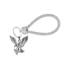 1PC Rhinestone Keychain Heavy Industry All Rhinestone Creative Keychain Eagle Rabbit Cross With A Variety Of Colors For You To Choose From. A Sparkling And Personalized Keychain Is Great For Sending Friends And Family - Color - View 7