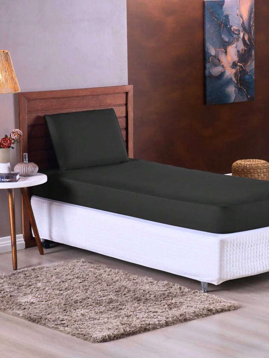 Sheet Sets with Pillowcases - 黑色 - 查看 1