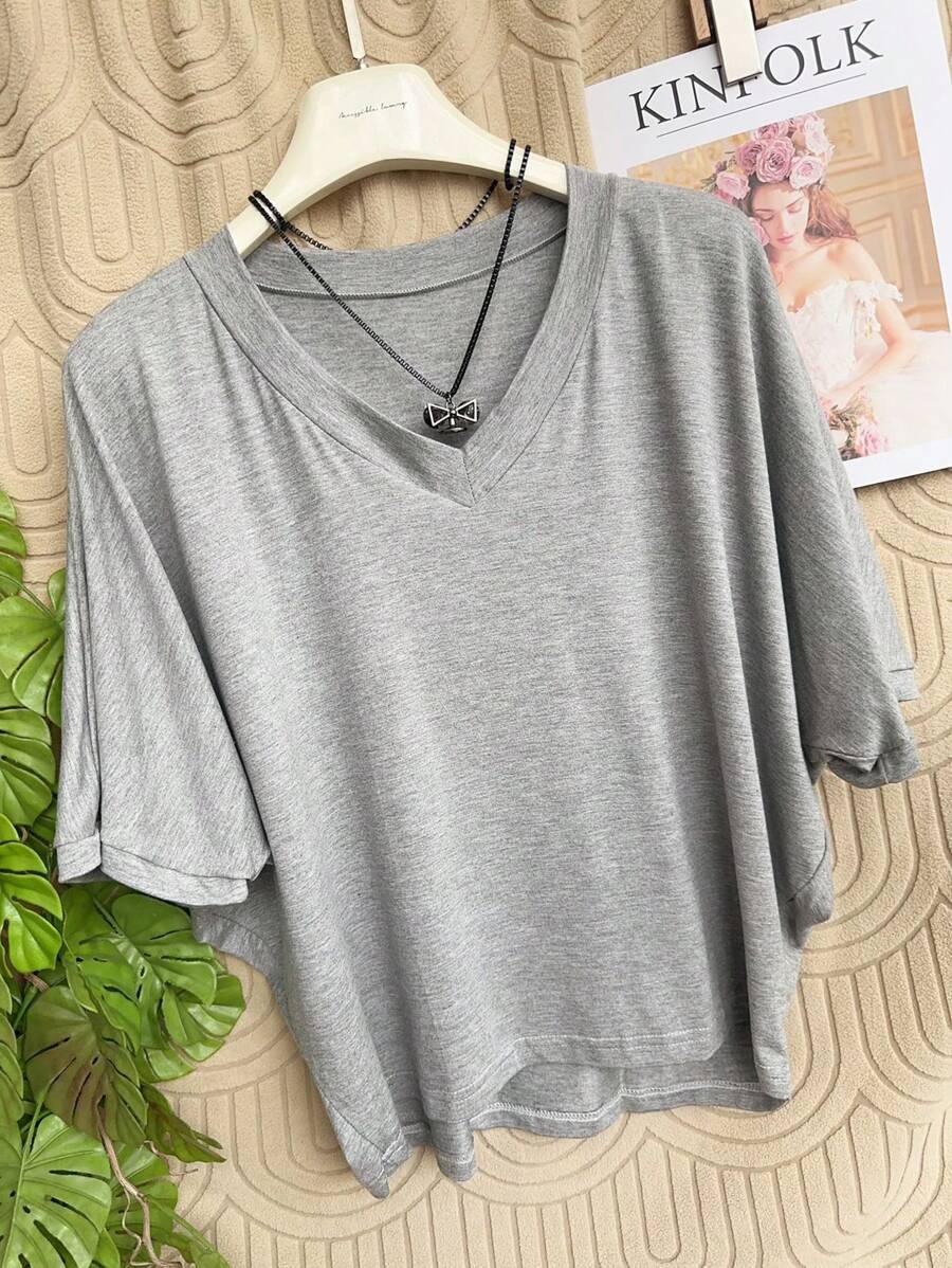 Women Tops - Grey - View 1