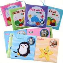 Early Education Development: Soft Baby Cloth Book - Perfect For Baby Shower & Birthday Gifts! - Green - View 5