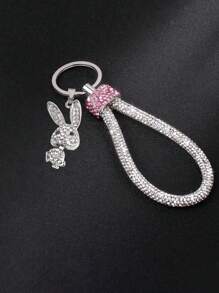 1PC Rhinestone Keychain Heavy Industry All Rhinestone Creative Keychain Eagle Rabbit Cross With A Variety Of Colors For You To Choose From. A Sparkling And Personalized Keychain Is Great For Sending Friends And Family - Color - View 14