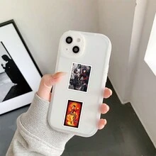 50pcs Cartoon Anime Rwby Four Colors War Stickers, Ins Style Material, Glass Cup, Notebook, Phone Case, Luggage, Refrigerator, Computer, Hand Account, Desktop Decoration, Handmade Diy Sticker, Self-Adhesive, Waterproof - Multicolor - View 6