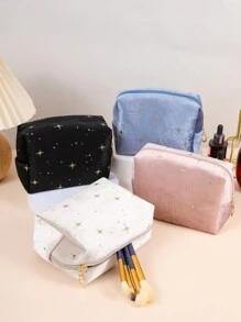 1个多功能化妆包，天鹅绒星形八角包，闪亮大容量化妆收纳包，便携式手提化妆包，化妆工具收纳包，旅行化妆包，高端女士包，日常化妆包，房间装饰，包包，化妆包，梳妆台，化妆包，收纳包，储物包，化妆包，洗漱包，化妆包，梳妆台，化妆包，化妆包，圣诞礼物，小包，手拿包/小手提包，化妆收纳包，小包，刷子架，迷你包，大容量包，女士礼物，圣诞礼物，女士礼物创意 - 淺粉色 - 查看 3