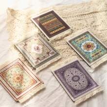 1/4/6pcs Bohemian Style Non-Slip Coasters, Retro Style Insulated Placemats, Photo Props