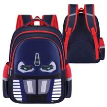 Boys Backpack, Anime Cartoon Student Schoolbag, Lightweight Children's Backpack, Multifunctional Outdoor Travel Backpack, Birthday Gift, Suitable For Primary School Students Aged 6-14