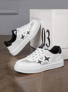 2023 New Fashionable White Women's Breathable, Lightweight Cushioned Casual Shoes For Indoor/Outdoor Activities