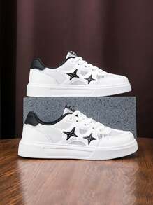 2023 New Fashionable White Women's Breathable, Lightweight Cushioned Casual Shoes For Indoor/Outdoor Activities