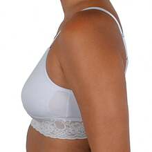 Charybdis Demillus Bra - 061332 Double Cups With Internal Opening That Allows The Insertion Of Removable Foam. - White - View 3