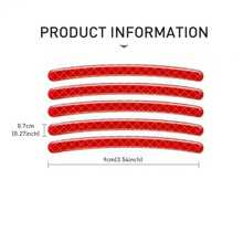 20包輪胎安全警告貼紙; 材質好、自黏易安裝; 時早發現,預防事故,保護行車安全 - 紅色 - 查看 4
