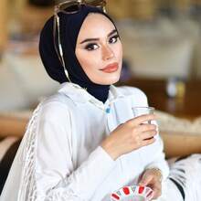 1pc Women's Spring Casual Classic Simple All-Match Soft Solid Color Headscarf Headwrap Cap, Suitable For Daily Outdoor Activities - Multicolor - View 9