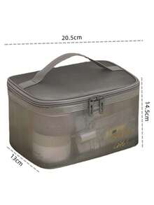 1個尼龍雙層網狀透明收納袋,附手把 - 彩色 - 查看 4