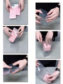 1入組/2合1透明自己動手裝禮物包裝盒,適用於情人節花卉包裝,婚禮上的玫瑰花店花卉容器、糖果包裝 - 玫瑰金 - 查看 6