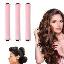 Heatless Hair Curlers To Sleep In Heatless Curling Rod - Coffee Brown - View 9