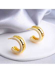1pc Multi-Style Women's Earrings New Year Earrings Delicate And Simple Jewelry Gift - N1071 - View 2