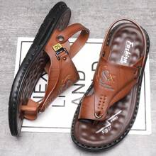 Sandalias Versátiles De Doble Propósito De Moda Planas De Moda Informal Para Uso Externo De Verano Para Hombre