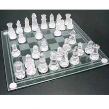Ajedrez de Cristal - transparente - Ver 2