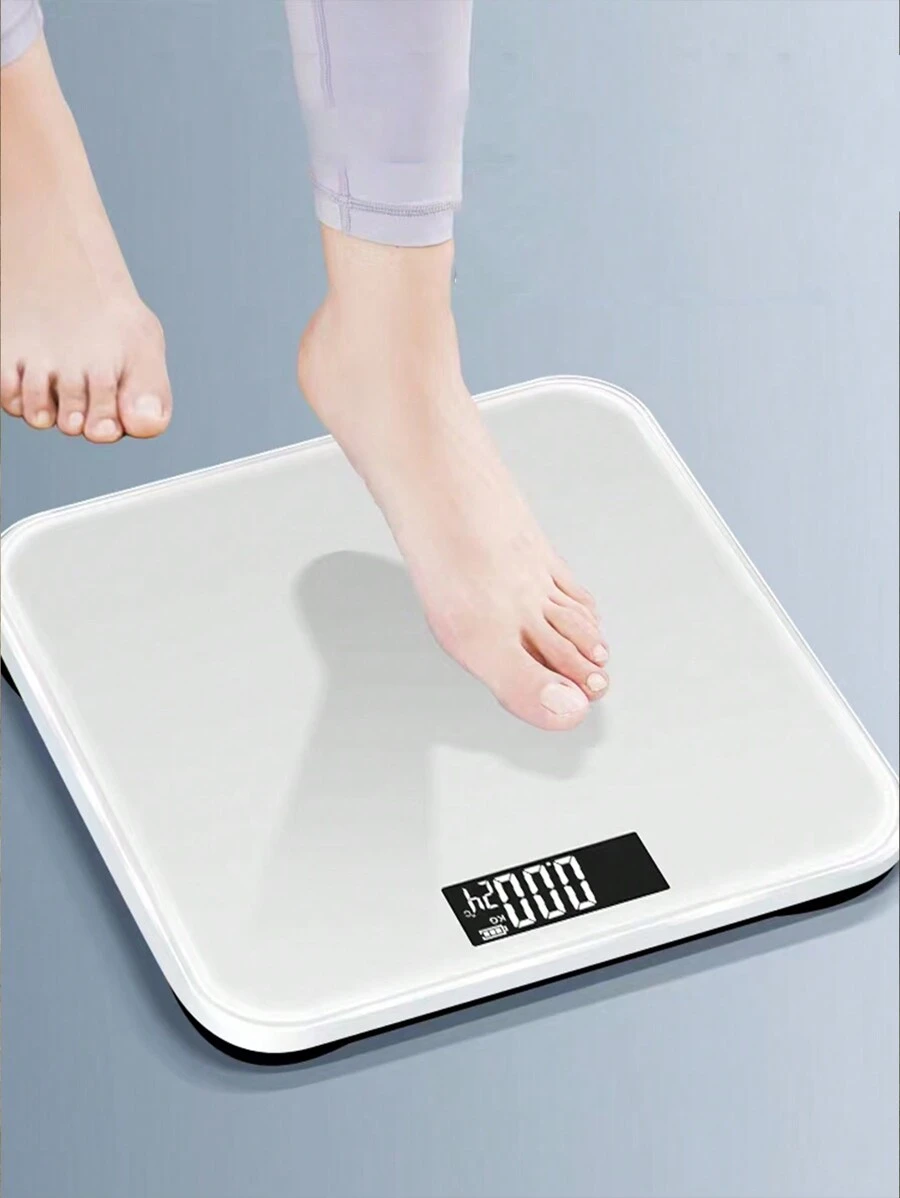 1pc 0.1-180KG Electronic Body Scale Smart Weight Scale Home Commercial Electronic Scale For Weighing Home Bathroom Decor Summer - White - View 1