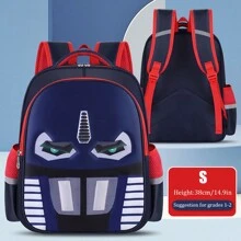 Boys Backpack, Anime Cartoon Student Schoolbag, Lightweight Children's Backpack, Multifunctional Outdoor Travel Backpack, Birthday Gift, Suitable For Primary School Students Aged 6-14