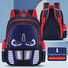 Boys Backpack, Anime Cartoon Student Schoolbag, Lightweight Children's Backpack, Multifunctional Outdoor Travel Backpack, Birthday Gift, Suitable For Primary School Students Aged 6-14