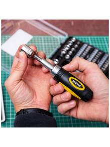 Juego de 81 herramientas 1/4" para mecánico, Pretul JUDA-81P - Plateado - Ver 6