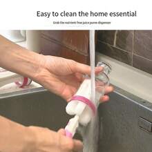 1 Miếng Em bé Món ăn Máy xay , Tự làm Trẻ sơ sinh Mớm mồi Hộp đựng , Bao gồm 10 - Màu Hồng Tươi - Xem 5