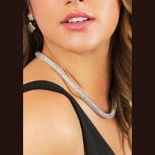 Swarovski Stardust Crystal Necklace - Multi - View 5