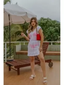 Women Cover Ups - trắng - Xem 5