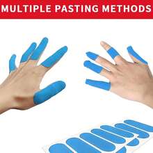 100入組保齡球帶保護性能帶指頭大拇指保護帶保齡球指甲保護帶紅黑藍白肉色保齡球帶保齡球配件預剪保齡球帶拇指襪