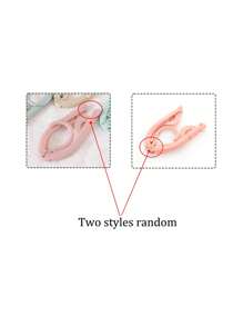 Multi-Functional Plastic Clothes Hanger ,Travel Space Saving Foldable Hanger Creative Clothes Rack Hanger Travel Accessories,Portable Multi-Functional Travel Folding Drying Rack,Clothes Hanger For Travel(Two Types Of Buckle Styles Are Randomly)Travel Essentials Vacation Holiday Back To School Supplies School Stuff School Essentials - Multicolor - View 10
