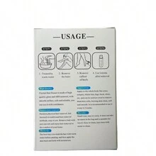 納米研磨脫毛工具,鏡面和玻璃手動脫毛器,可去除體毛和去角質 - 藍色 - 查看 8