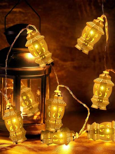 1pc 165cm Led Iron Art Oil Lamp Garland Decoration For Festival, Party, Camping,Home Decor ,Room Decor,Wall Decor