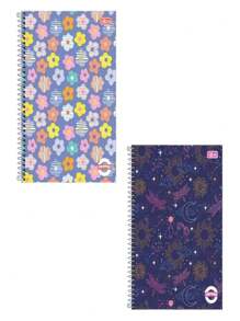 Caderno Escolar Universidade 20 Matérias Feminino 320 Folhas Capa Dura - Multicolorido - Visão 9