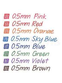 Energel X 0.5mm Individual tinta de colores. Pentel - Azul Marino - Ver 7