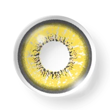 Eyeshare 1 Pair Red Color Lens Cosplay Makeup Green Gray Color Contact Lenses Cos Lenses Halloween Costume Cosplay - Yellow - View 6
