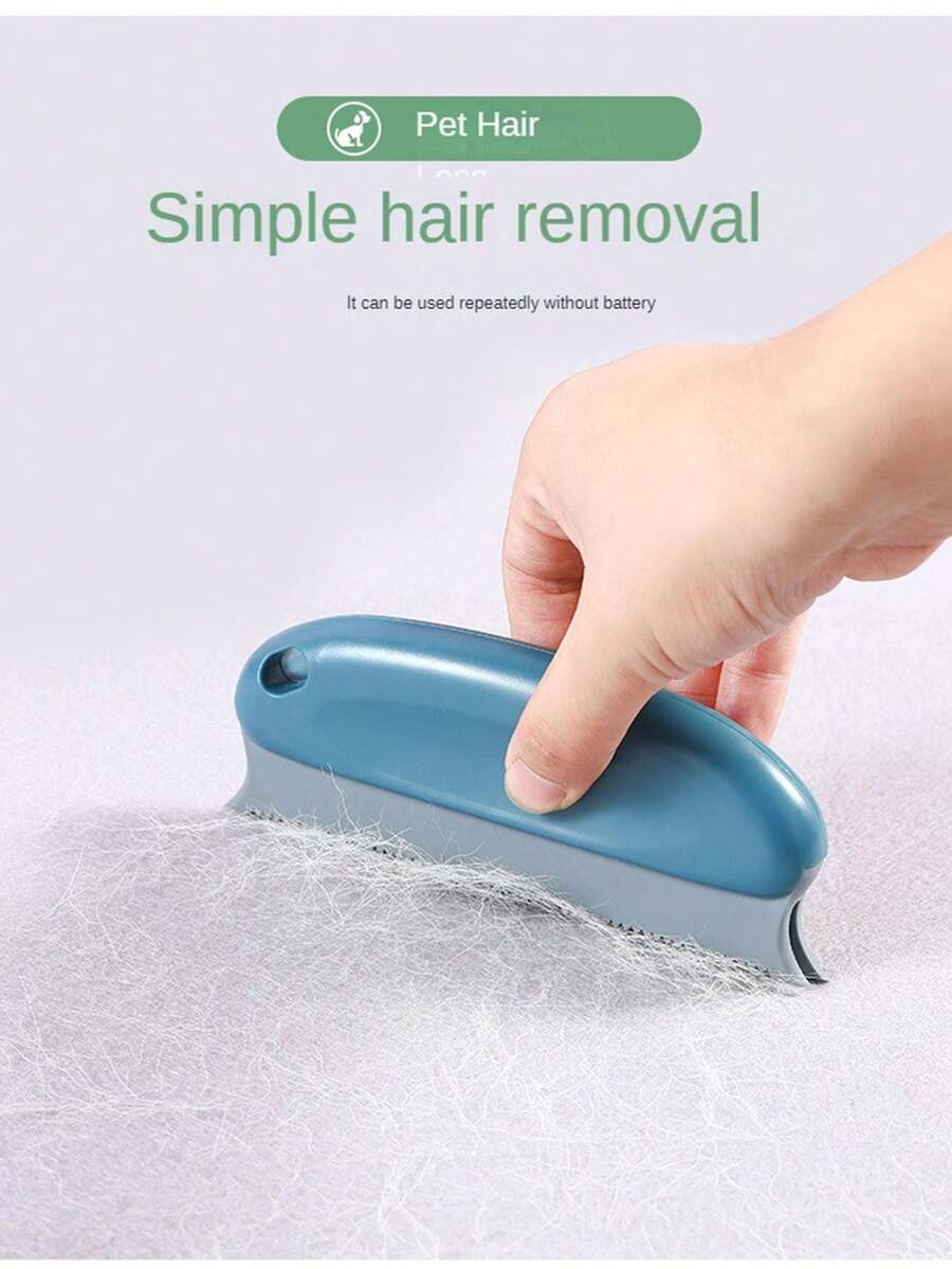 Bàn chải loại bỏ bụi gia dụng cho ghế sofa, quần áo và làm sạch lông thú cưng - Đỏ - Xem 1