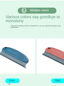 Bàn chải loại bỏ bụi gia dụng cho ghế sofa, quần áo và làm sạch lông thú cưng - Đỏ - Xem 6